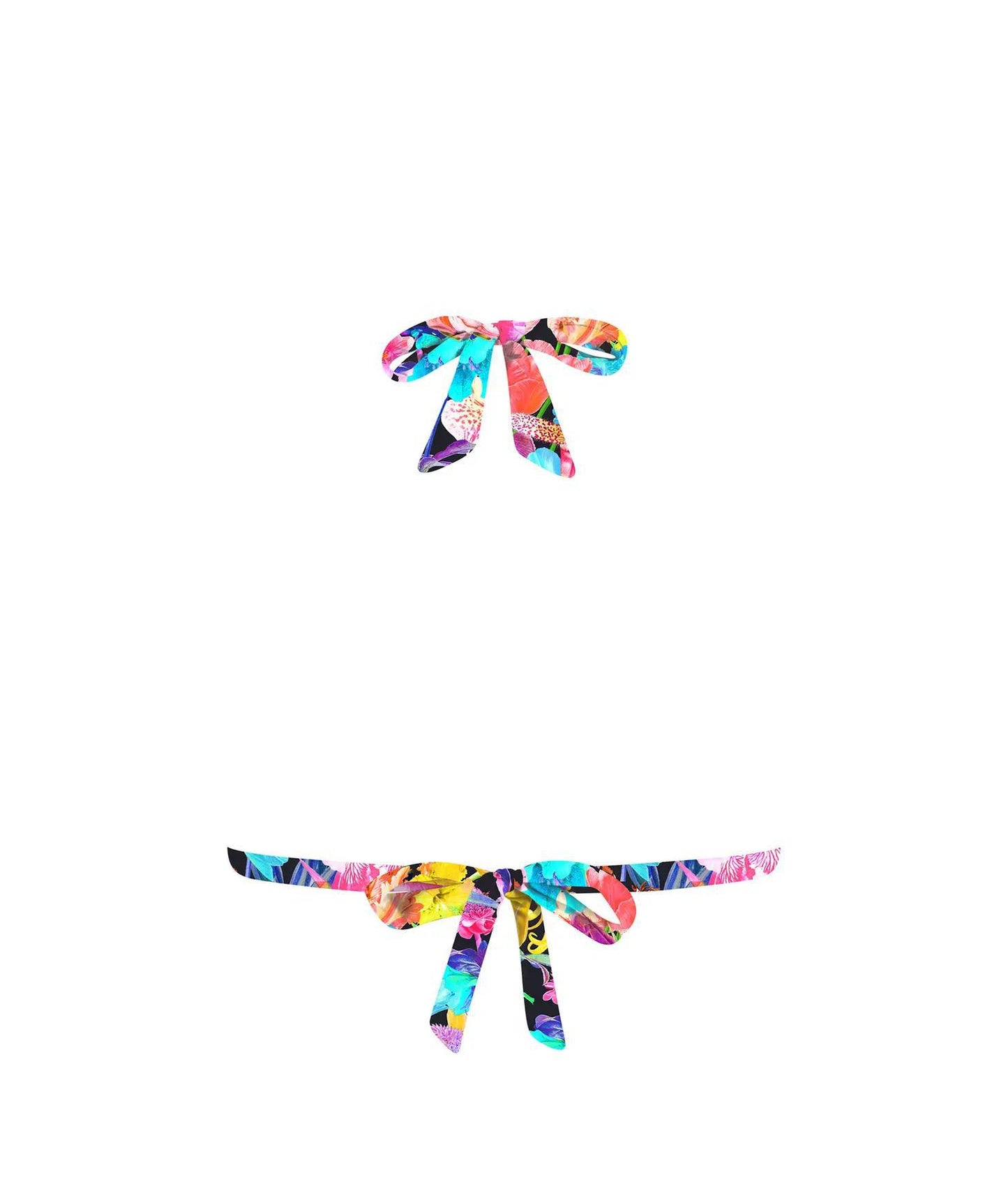 Ruffle Edge Triangle Bikini Top