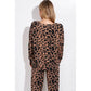Leopard Long Sleeve Lounge Top