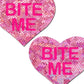 'Bite Me' Heart Nipple Pasties